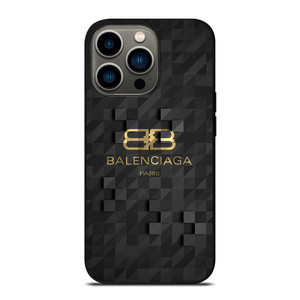 BALENCIAGA BLACK CUBE LOGO iPhone 13 Pro Max Case